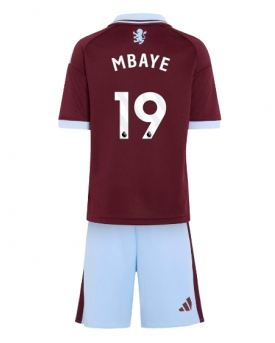 Aston Villa Ibrahim Mbaye #19 Maglia Gara Casa Repliche 2026-27 Bambino Maniche Corte Aston Villa Ibrahim Mbaye #19 Maglia Gara Casa Repliche 2026-27 Bambino Maniche Corte